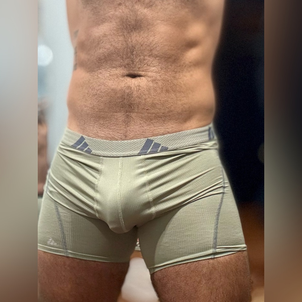 adidas Men's Boxer Briefs in Olive Green